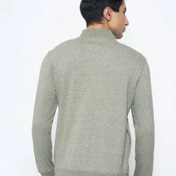 Peregrine By Pantaloons Light Grey Slim Fit Printed Sweatshirt image 2