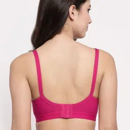 College Girl Pack Of 3 Full Coverage Lightly Padded Cotton Minimizer Bra image 4