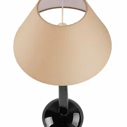 Homesake Black & Off-White Cubist Aluminium Table Lamp with Shade image 5