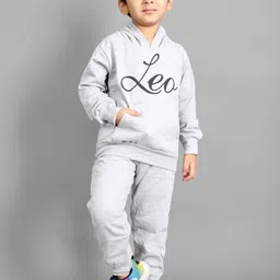 Kwikk Unisex Kids Grey T-shirt & Joggers Set-picture-41