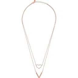 Bhima Jewels 18k (750) Rose Gold Necklace for Women-image-61