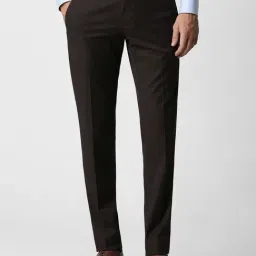 Van Heusen Brown Slim Fit Trousers-picture-36