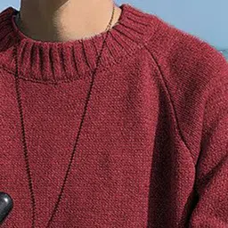 StyleCast x Revolte Round Neck Long Sleeves Acrylic Pullover image 2