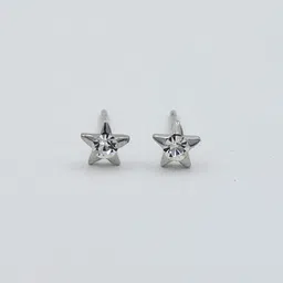 NILA Set Of 3 Artificial Beaded Contemporary Studs image 2