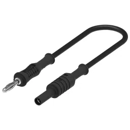 MULTICOMP PRO Banana Test Leads 4MM BANANA PLUG-JACK, BLACK, 250MM, 76-098-picture-29