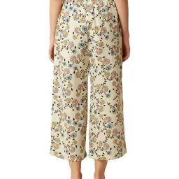 Miss Chase Beige Printed Relaxed Fit Culottes image 2