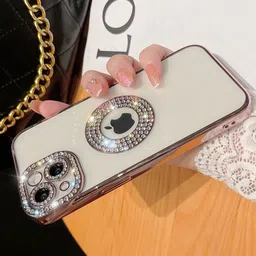 Luxury Kase Solid Printed iPhone 15 Plus Back Case Mobile Accessories image 2