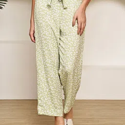 Aarsha Women Women Abstract Printed Relaxed Fit Parallel Trousers-picture-20