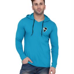 BEYOU FASHION Men Hooded Raw Edge Slim Fit T-shirt-picture-19