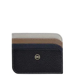 Da Milano Men Self Design Leather Card Holder-picture-29