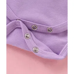 Mark & Mia Sleeveless Frock Style Party Onesie with Floral Corsage - Lavender image 4