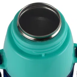 Cello Web Warrior 3 D Print Stainless Steel Insulated Water Bottle Teal Blue - 380 ml image 4