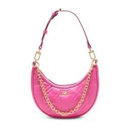 Anne Klein Pink Textured Shoulder Bag-picture-12