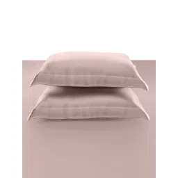 SANSAAR A D'DECOR BRAND LIVE CONSCIOUSLY Ash Rose 1 Bedsheet with 2 Pillow Covers (King) image 5