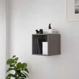 ikea eket Wall-mounted shelving unit, dark grey, 35x35x35 cm image 2