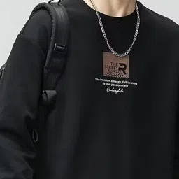 StyleCast x Revolte Graphic Printed Round Neck Pullover Sweatshirts image 3