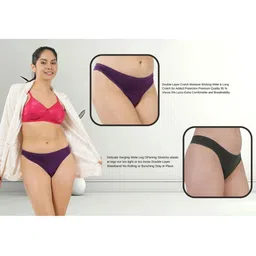 ORLIZEA Set Of 2 Cotton Blend Thongs image 2