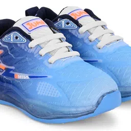 BIRDE Boys Colourblocked LED Non-Marking Lace-Ups Walking Shoes image 5