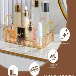 Mason Home Gold-Toned Textured Makeup Organisers image 4