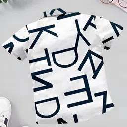 DUTT CREATION Boys Pack of 2 Classic Fit Floral Printed Spread Collar Cotton Casual Shirts image 4