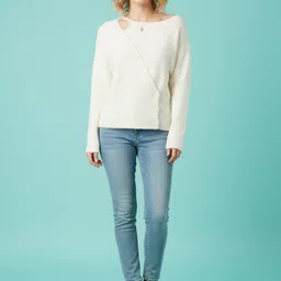 DressBerry Women Long Sleeves Pullover Sweater image 2