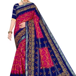 Sarita Sarees Ethnic Motifs Pure Cotton Bandhani Saree-picture-46