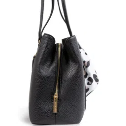 ANNE KLEIN Women Solid Structured Textured Shoulder Bag image 2