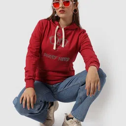 Campus Sutra Women Hooded Sweatshirt-image-94