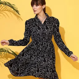 Honky Tonky Women Printed Shirt Dress-picture-15