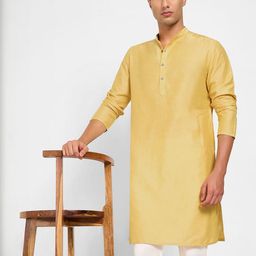 indus route by Pantaloons Men Solid Festive Straight Kurta-picture-31