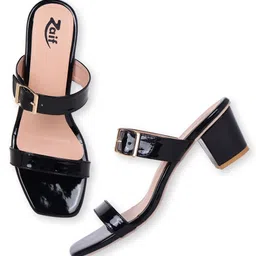 ZAIF Block Mules with Buckles-picture-14