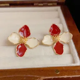 Lady Raiment Floral Studs Earrings-image-97