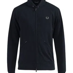 Fred Perry Men Stand Collar Solid Bomber Jacket-image-15