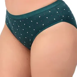 Nakshu Pack of 3 Micro Ditsy Printed Cotton Briefs-image-0