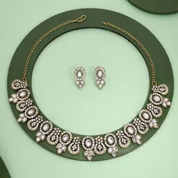 Anouk Gold-Plated Stone-Studded Jewellery Set-picture-27
