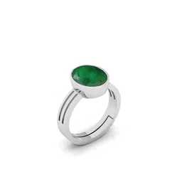RRVGEM 6.25 KT To 6.00 KT Emerald Unheated Untreated Ring image 3