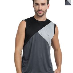 FTX Pack Of 2 Colourblocked Sleeveless Dry Fit T-shirts-picture-2