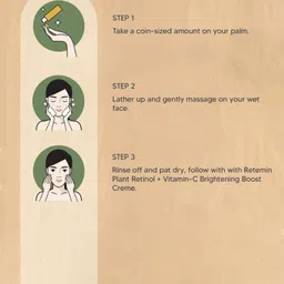 Lotus Professional Set Of 2 Retemin Plant Retinol + Vitamin C Face Wash - 100 g Each image 3