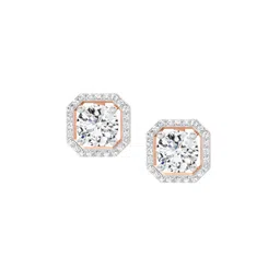 Sparkles Lab Grown Diamond 1.19 Carat Round Halo Stud Earrings for Women-picture-38