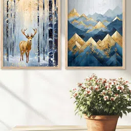 WALLLANE Brown Wood Wall Art image 3