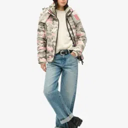 superdry Women MTN Slim Fit Zip-Front Windbreaker Jacket image 4