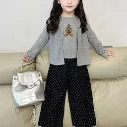 LULU & SKY Girls Printed T-shirt with Palazzos image 2