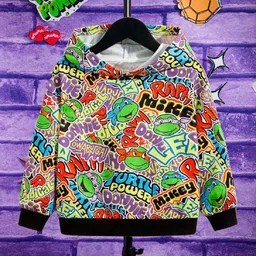 YK Boys Printed Hooded Sweatshirt-picture-57