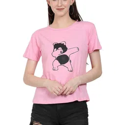 DEEPMAYRA COLLECTION Women Graphic Printed Round Neck Cotton T-shirt-picture-20