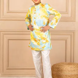 Jilmil Boys Floral Printed Kurta with Pyjama image 2