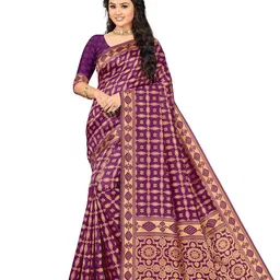 Maroosh Woven Design Zari Banarasi Saree-image-76