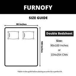 FURNOFY Floral Superfine Queen Bedsheets image 4