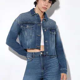 ONLY Women Crop Denim Jacket-picture-17