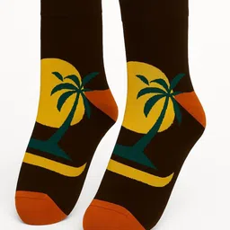 ZEVORA Floral Patterned Calf Length Socks image 2