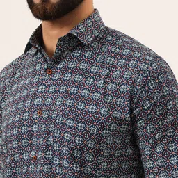 MILLENNIAL MEN Men Comfort Sheer Printed Casual Shirt image 2